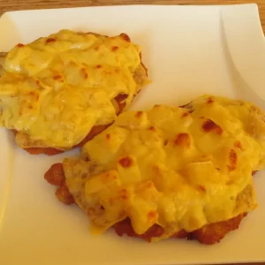 Hawaii-Schnitzel (paniert)