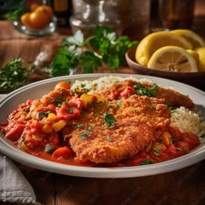 Paprika-Schnitzel (paniert)