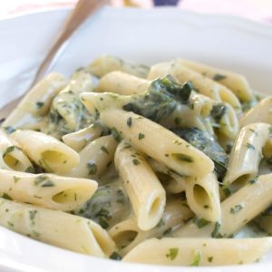 Pasta Gorgonzola-Spinat